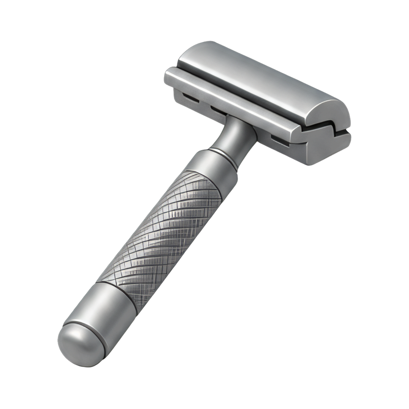 sleek metal safety razor