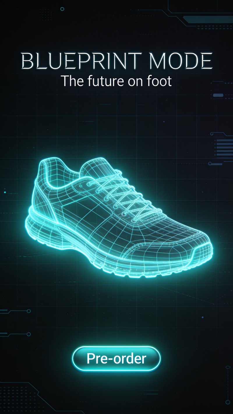 Modern wireframe design concept
