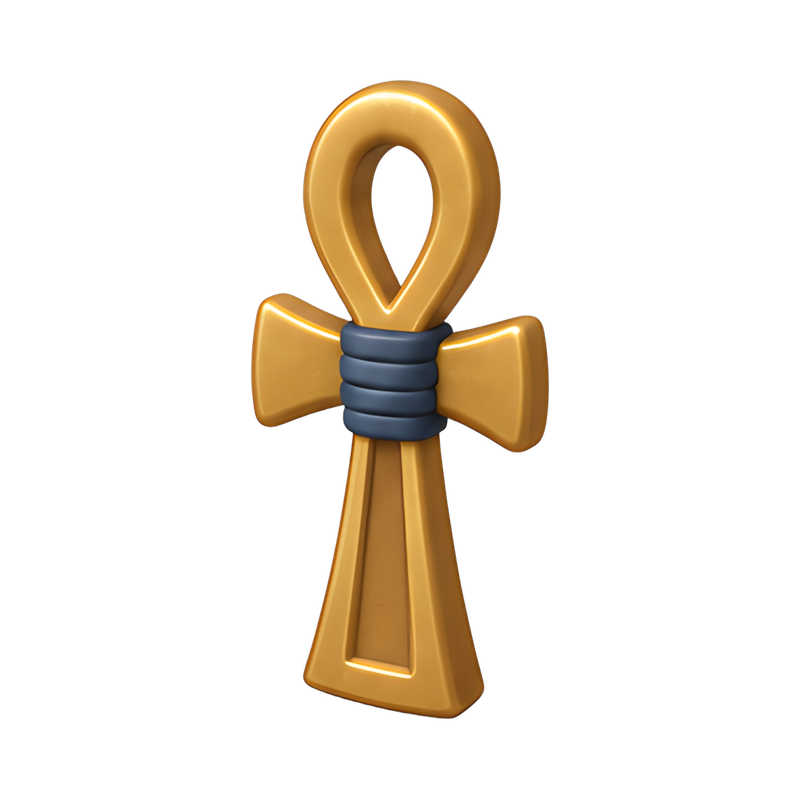 Egyptian tyet knot amulet