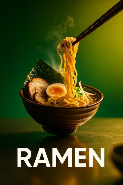 Dynamic Ramen Scene with Realistic Style