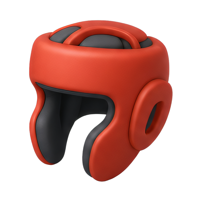 protective sparring headgear for fighters