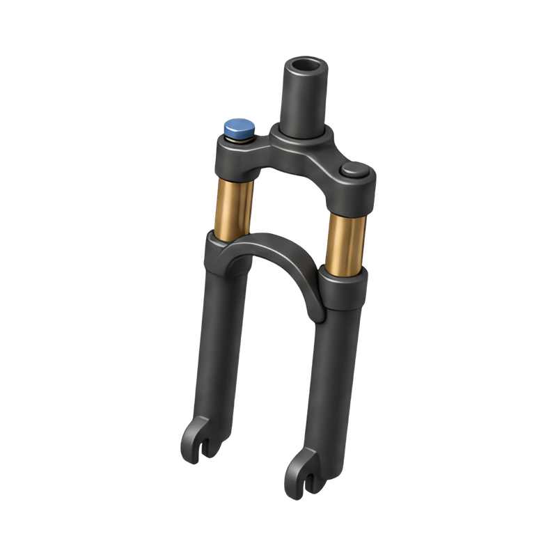 suspension fork with stanchions