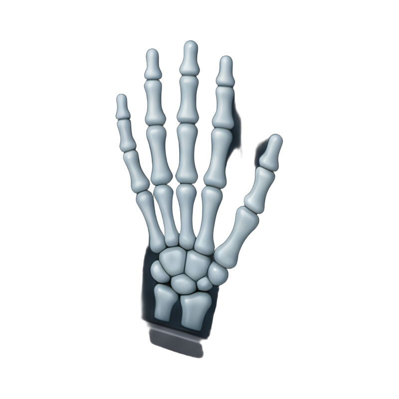 X-ray image of a hand