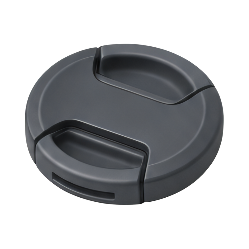 protective lens cap on table