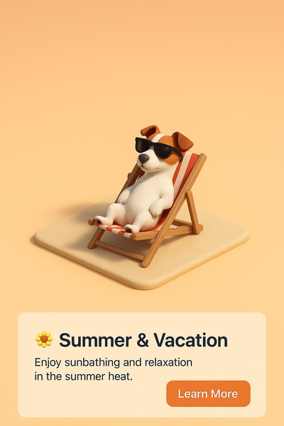 Jack Russell Terrier Enjoying Summer Relaxation