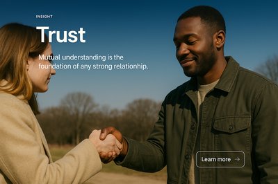 Trust: Realistic Illustration for Web Page Design