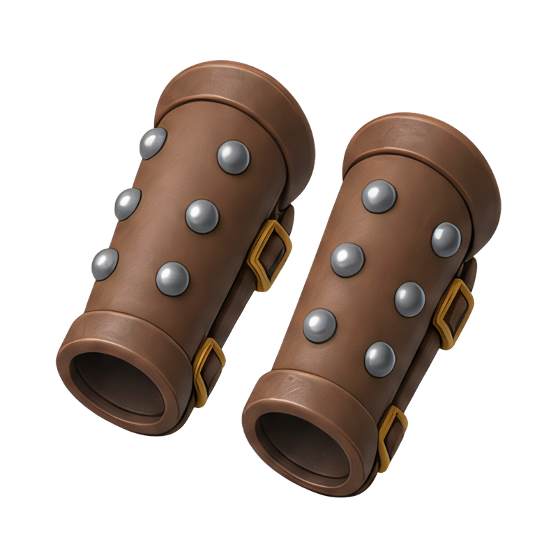 studded leather bracers