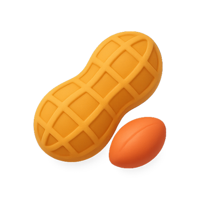 Playful Peanut and Oval Shape Toy Design