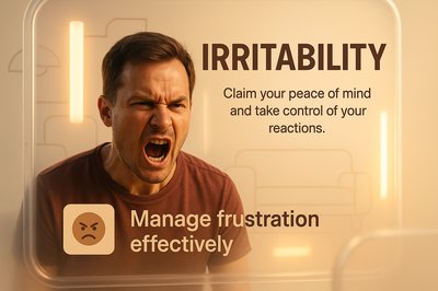 Emotional Wellness Graphic Focused on Managing Irritability