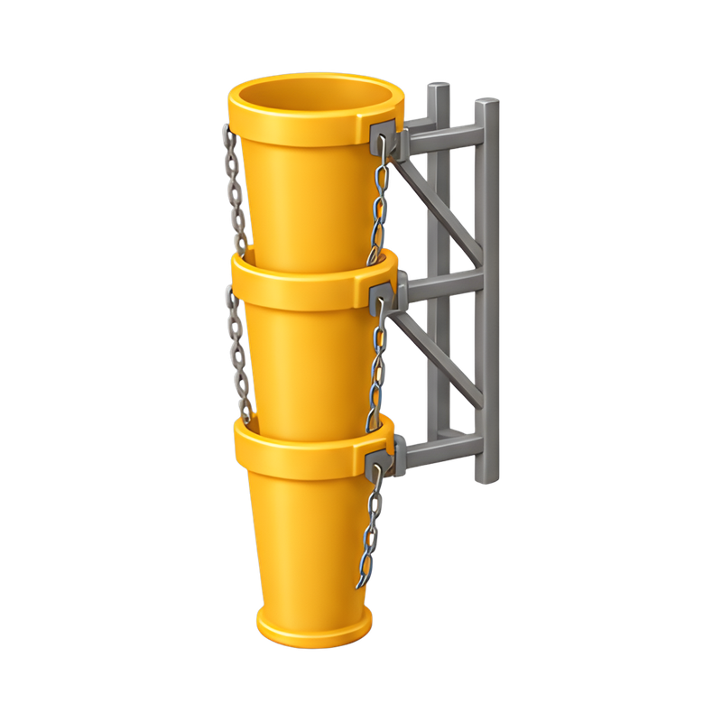 construction debris chute tubes
