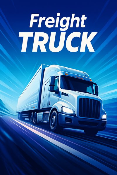 Dynamic Freight Truck on the Highway