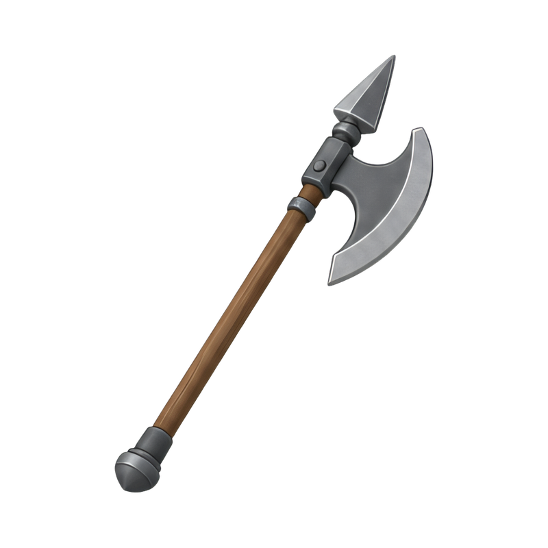 medieval halberd weapon design