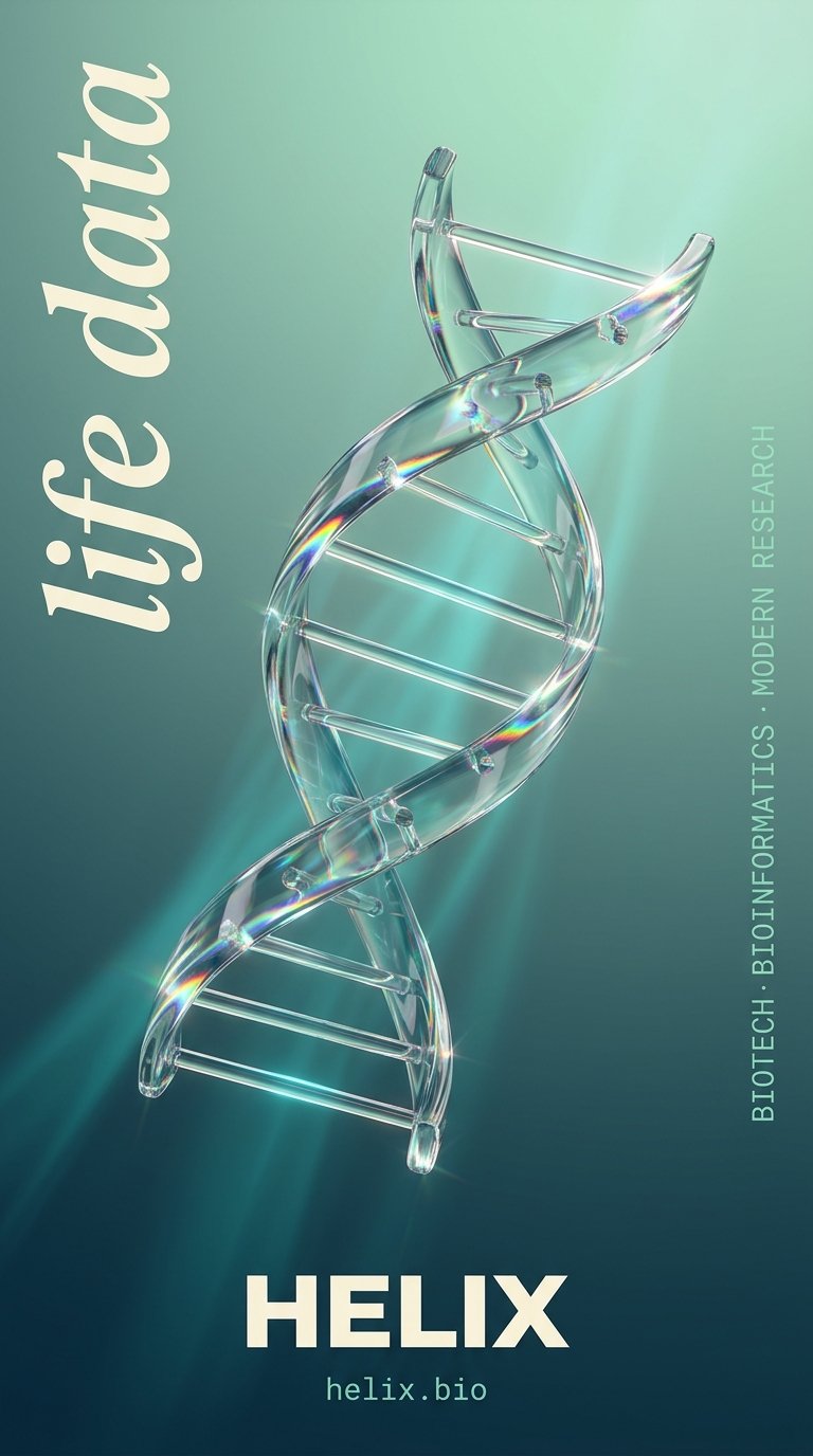 3D glass double-helix structure