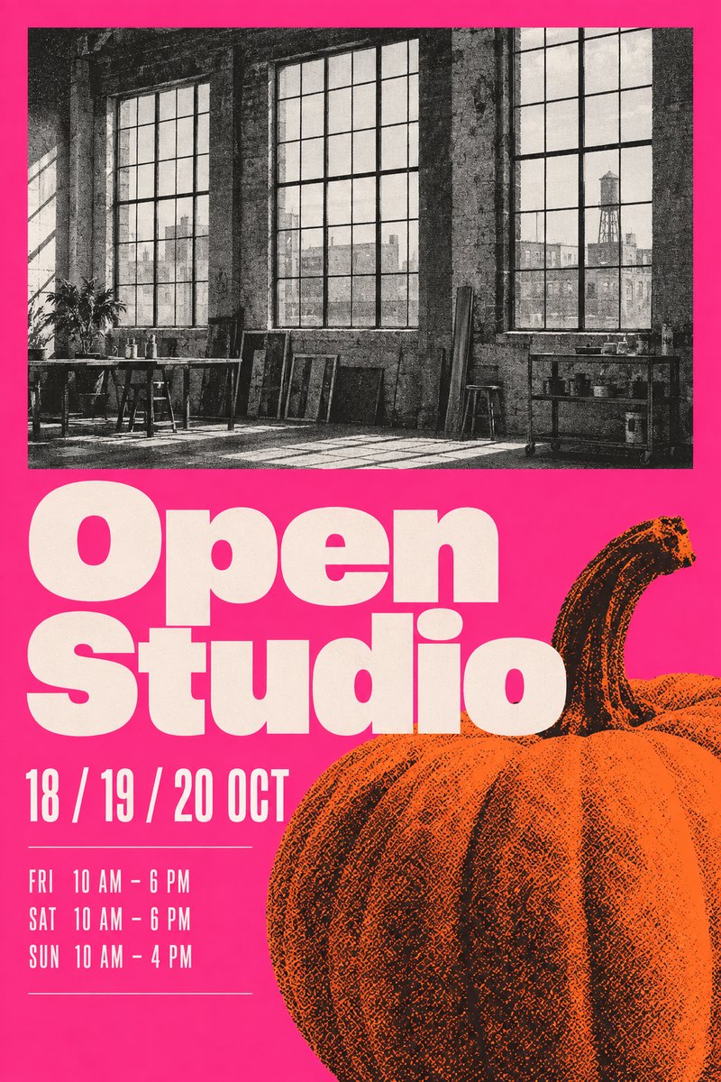 Open Studio event poster