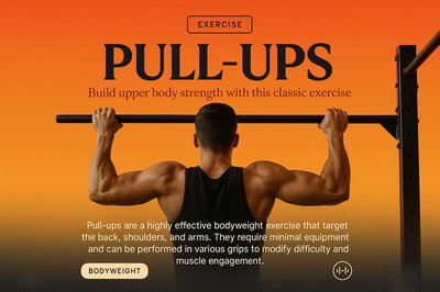 Creative Landing Page Design for Pull-Ups Exercise