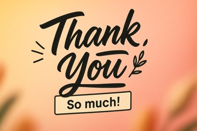 Gratitude-Themed Graphic with Elegant Typography