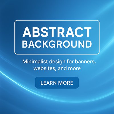 Abstract Blue Gradient Waves for Modern Designs