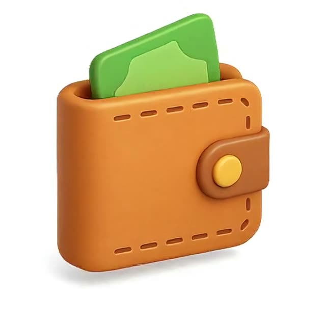 Stylish Animated Wallets with Cards