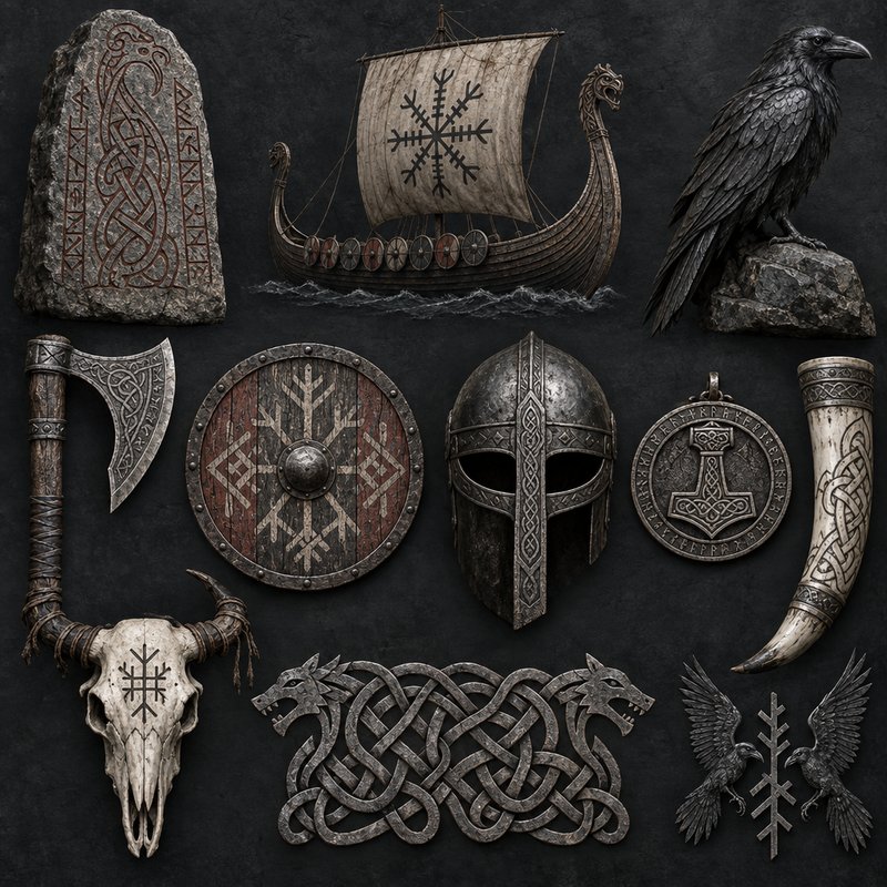 Viking and Nordic design elements
