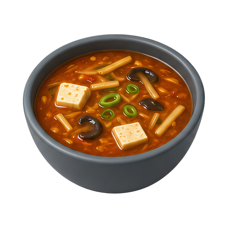 bowl of hot and sour soup