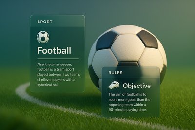 3D Soccer Ball Design with Informative Labels