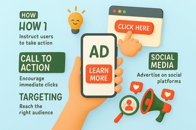 Engaging Digital Marketing Infographic on Call to Action Strategies