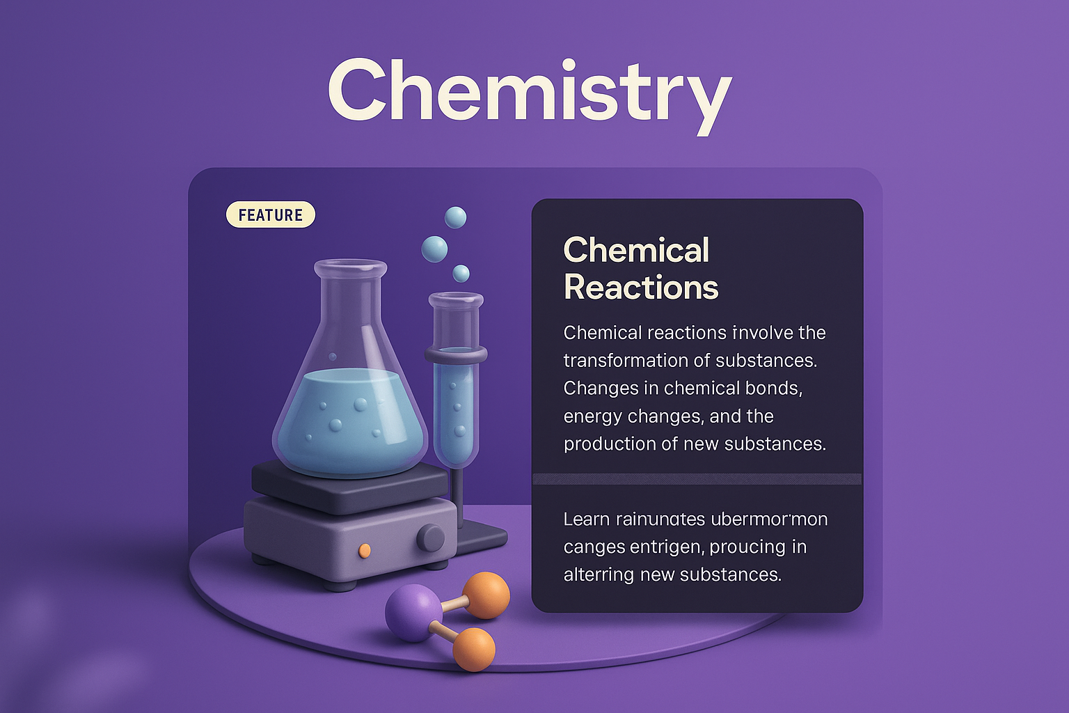 Chemistry in Web Design: Engaging Visuals and Features