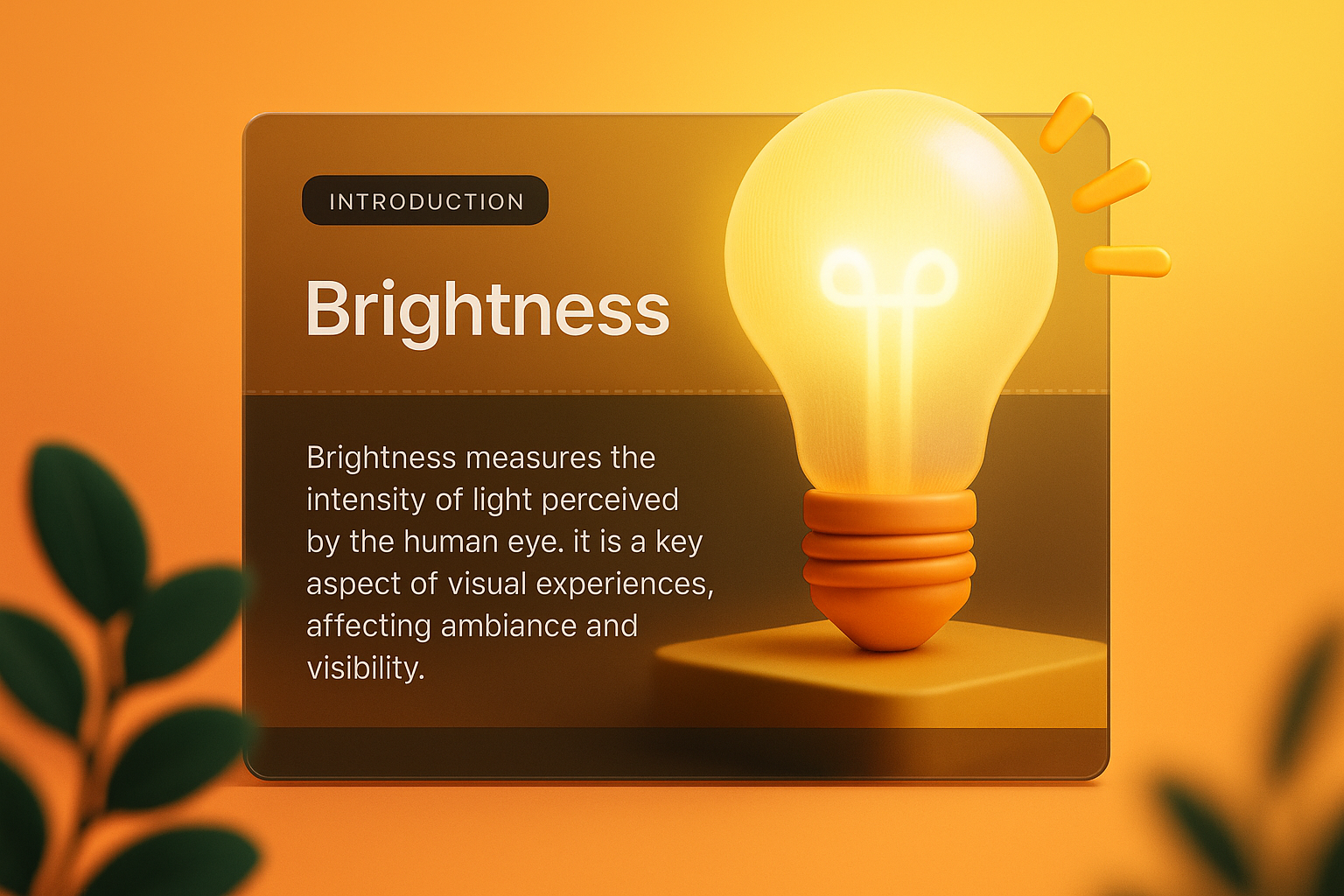 Bright and Stylish Visual Design Concept