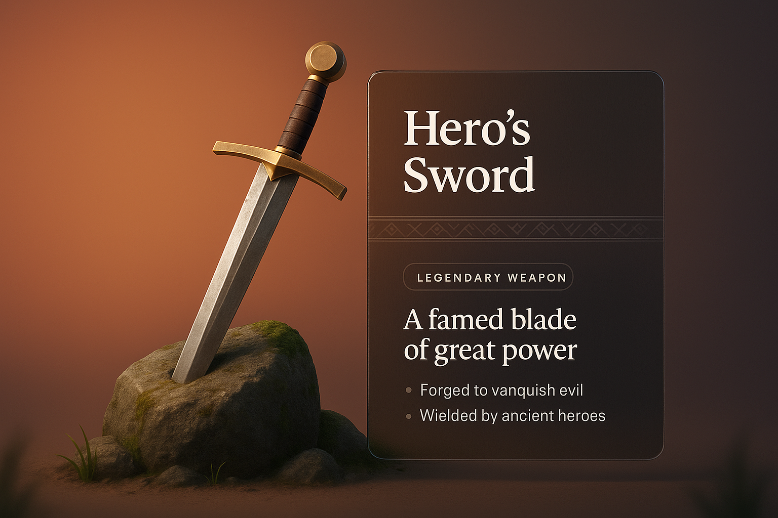 Hero's Sword: A Legendary Weapon of Power
