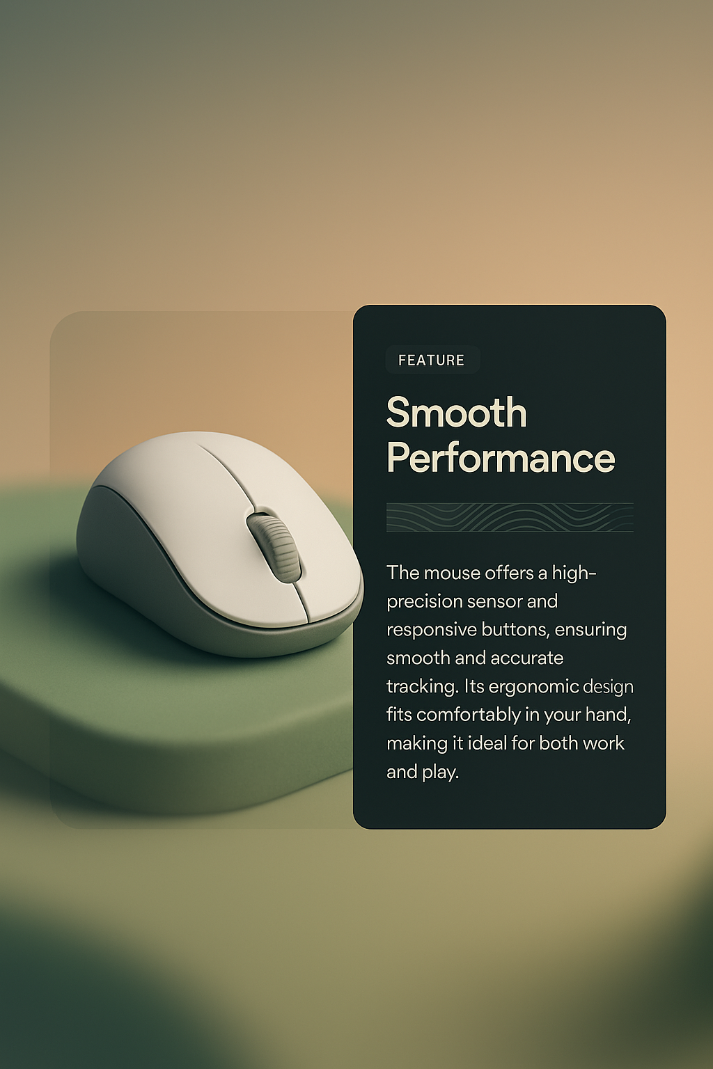 3D Mouse Illustration with Feature Description