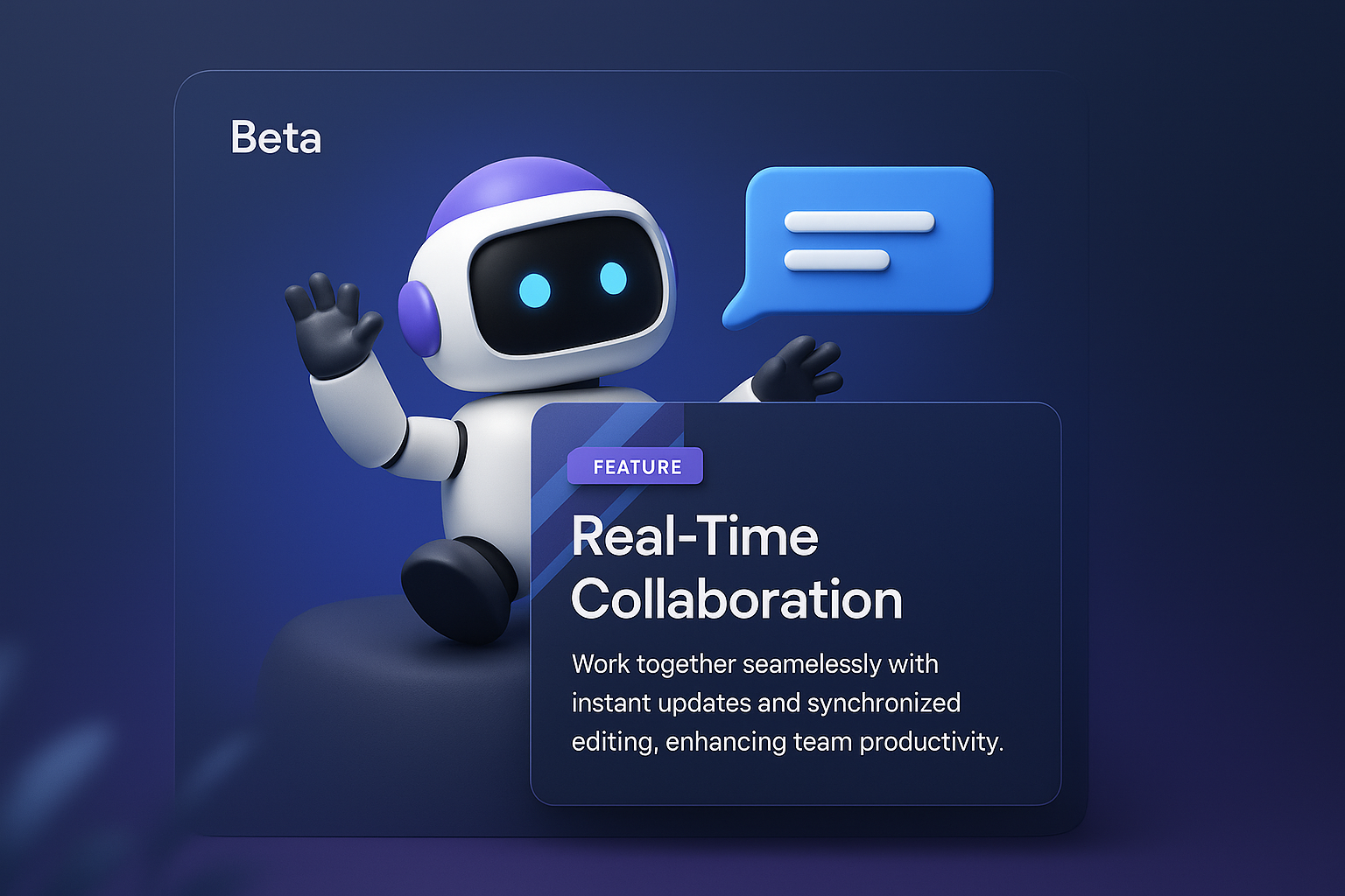 Dynamic 3D Design Featuring Beta for Web Page Layout