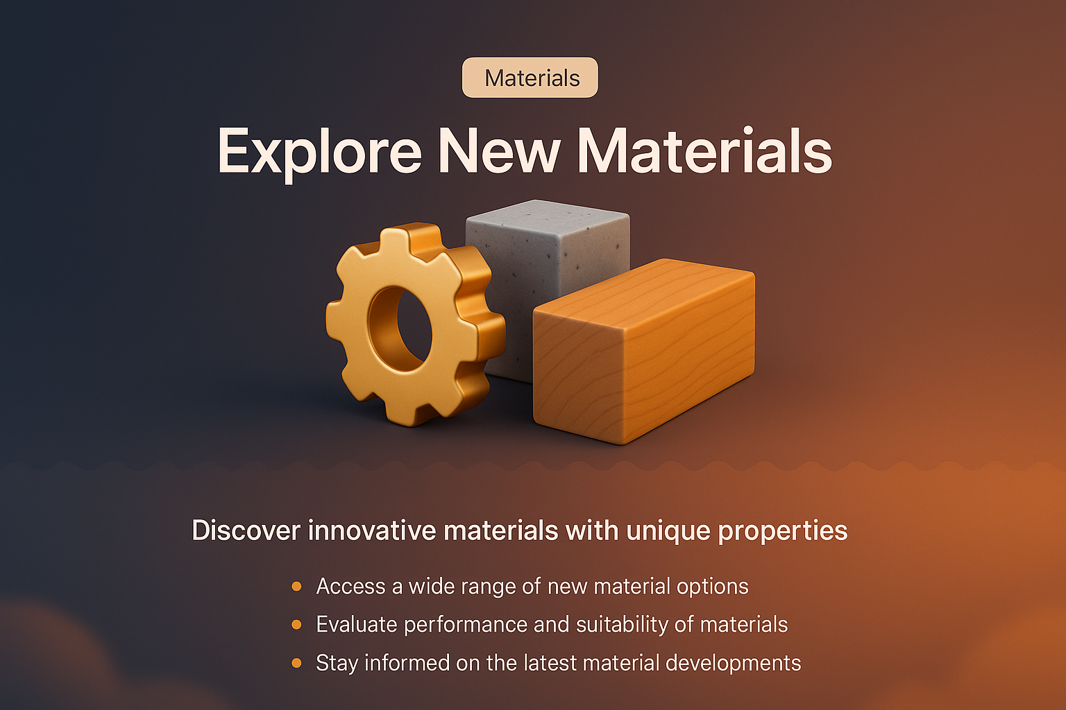 3D Illustration Showcasing Innovative Materials and Features