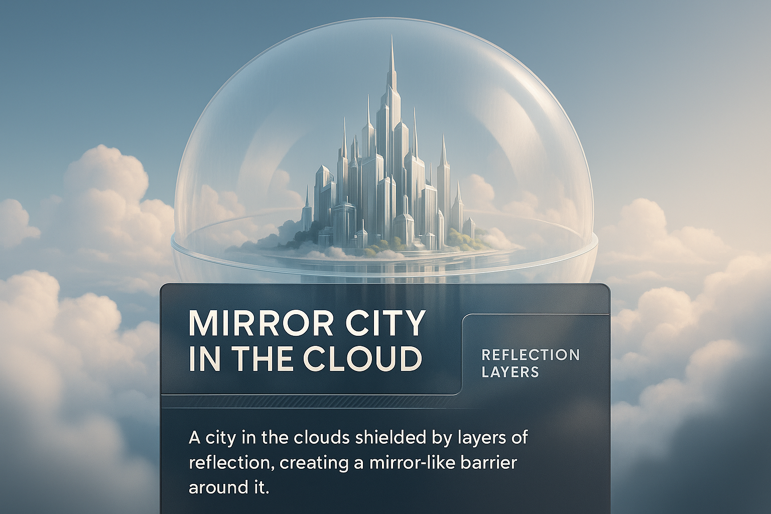Mirror City in the Clouds: A 3D Reflection Layer Concept