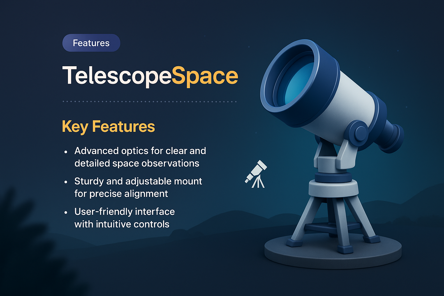 Explore the Universe with TelescopeSpace: Key Features and Specs