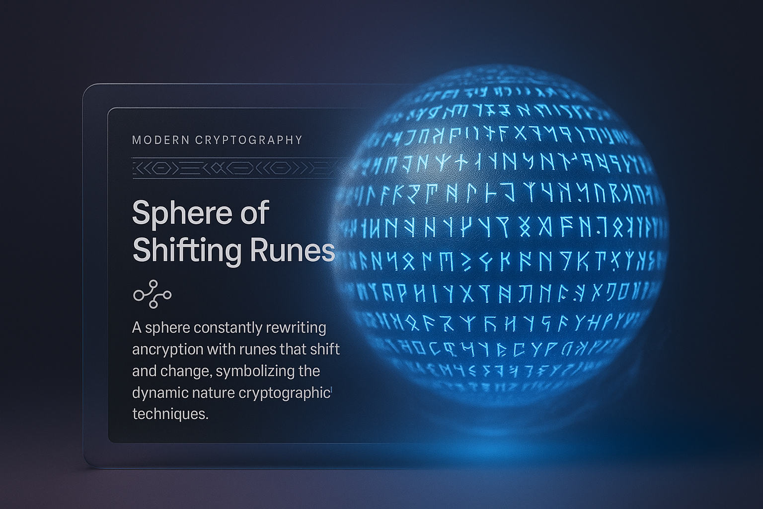 Sphere of Shifting Runes in Modern Cryptography
