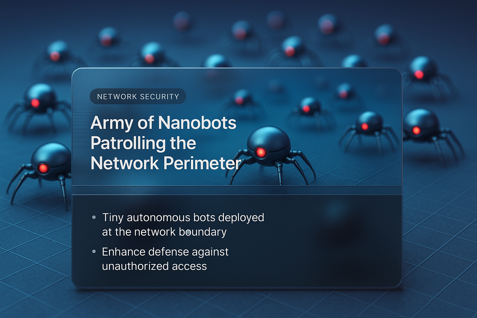 Nanobots Enhancing Network Security in 3D Design