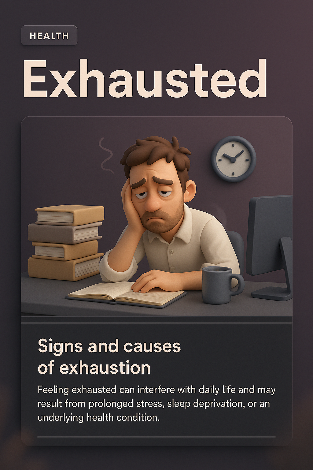 Experimental Web Design Featuring Exhaustion Theme