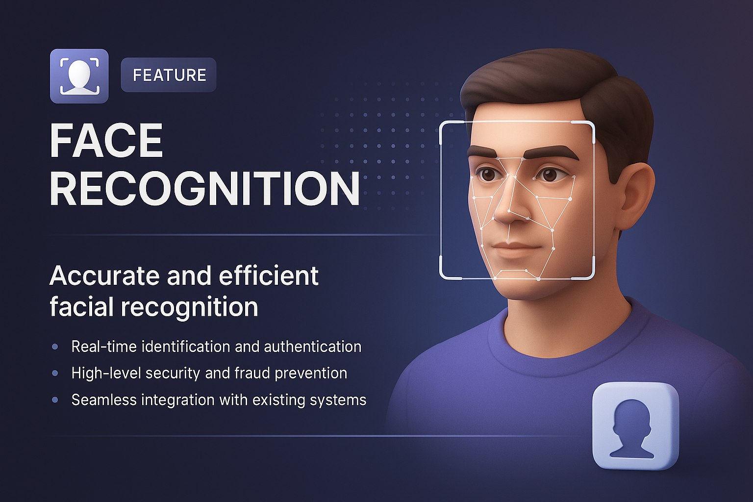 Landing Page Design for Face Recognition Technology