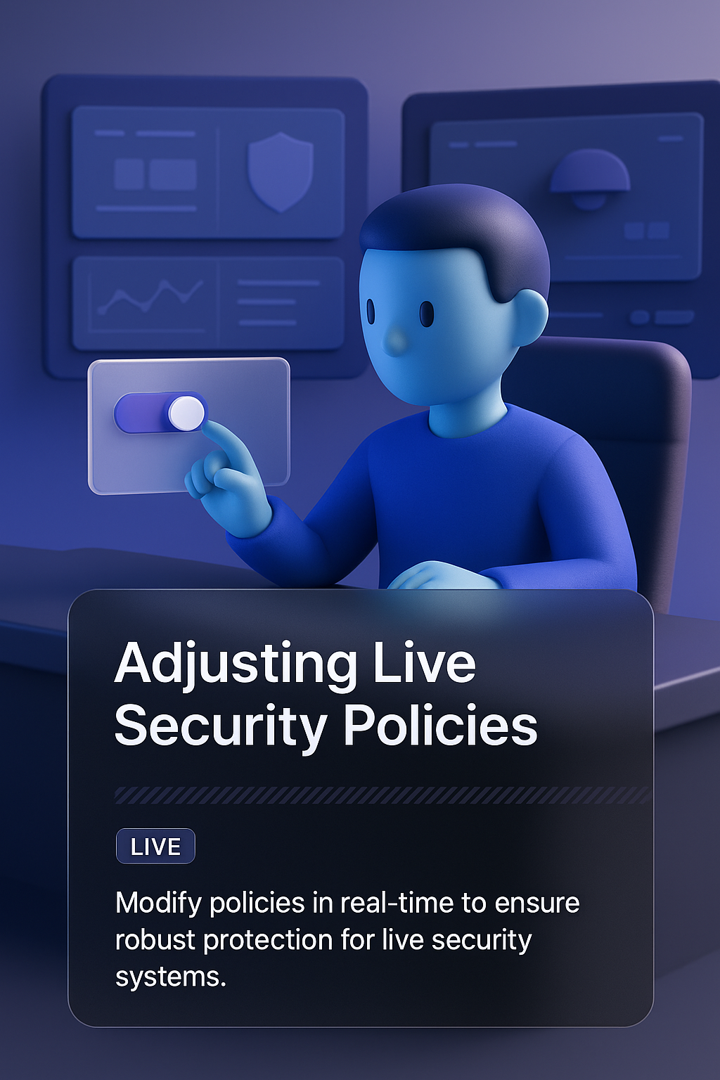 AI Avatar Adjusting Live Security Policies in Control Center