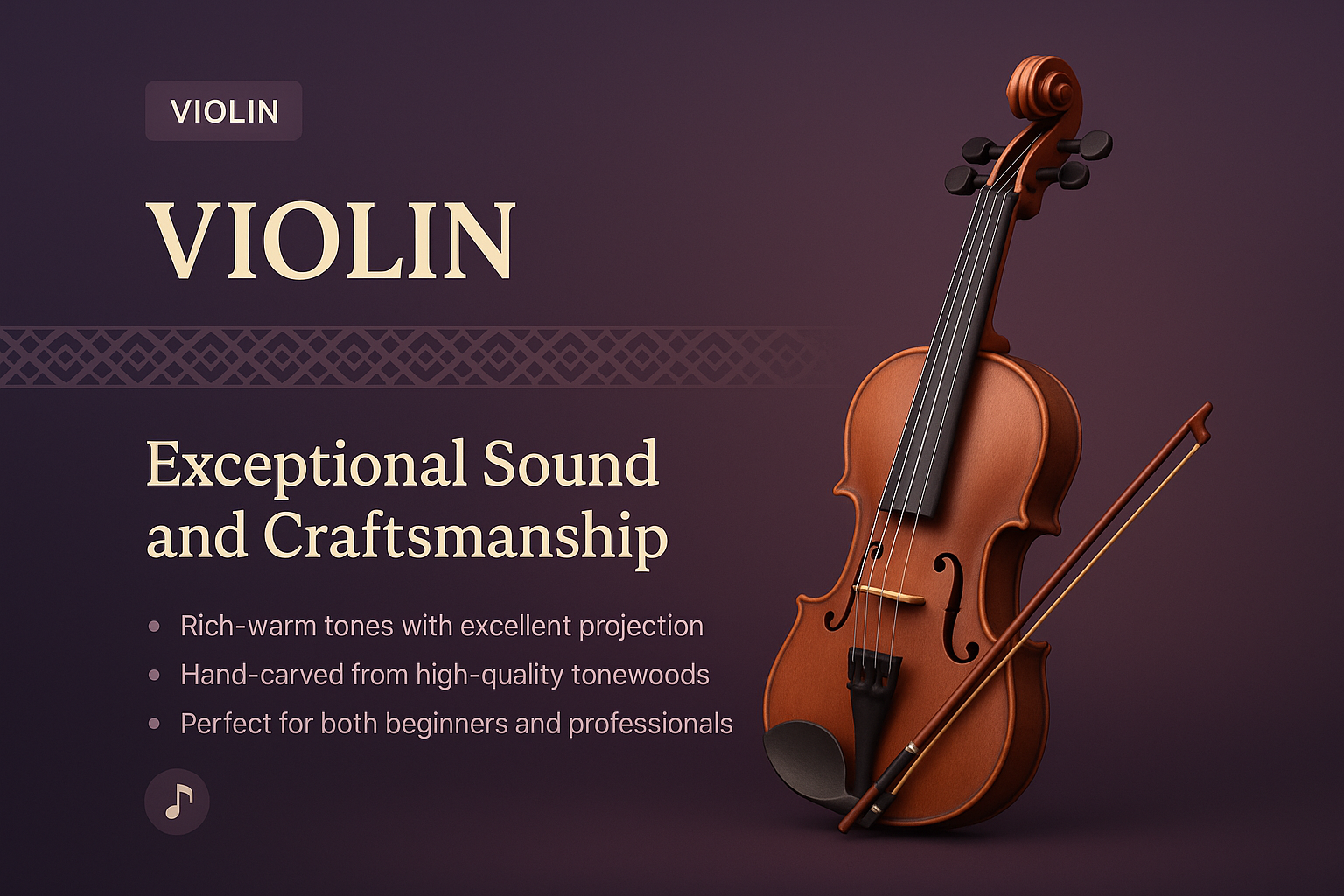Exceptional Violin Craftsmanship and Sound Quality