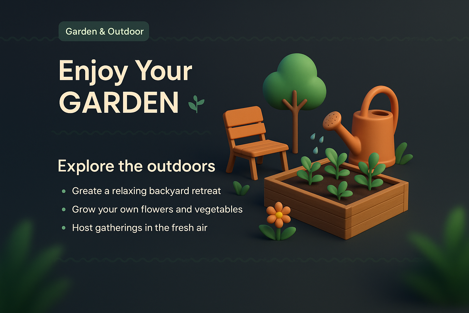 Explore Your Garden & Outdoor Spaces with Relaxing Features