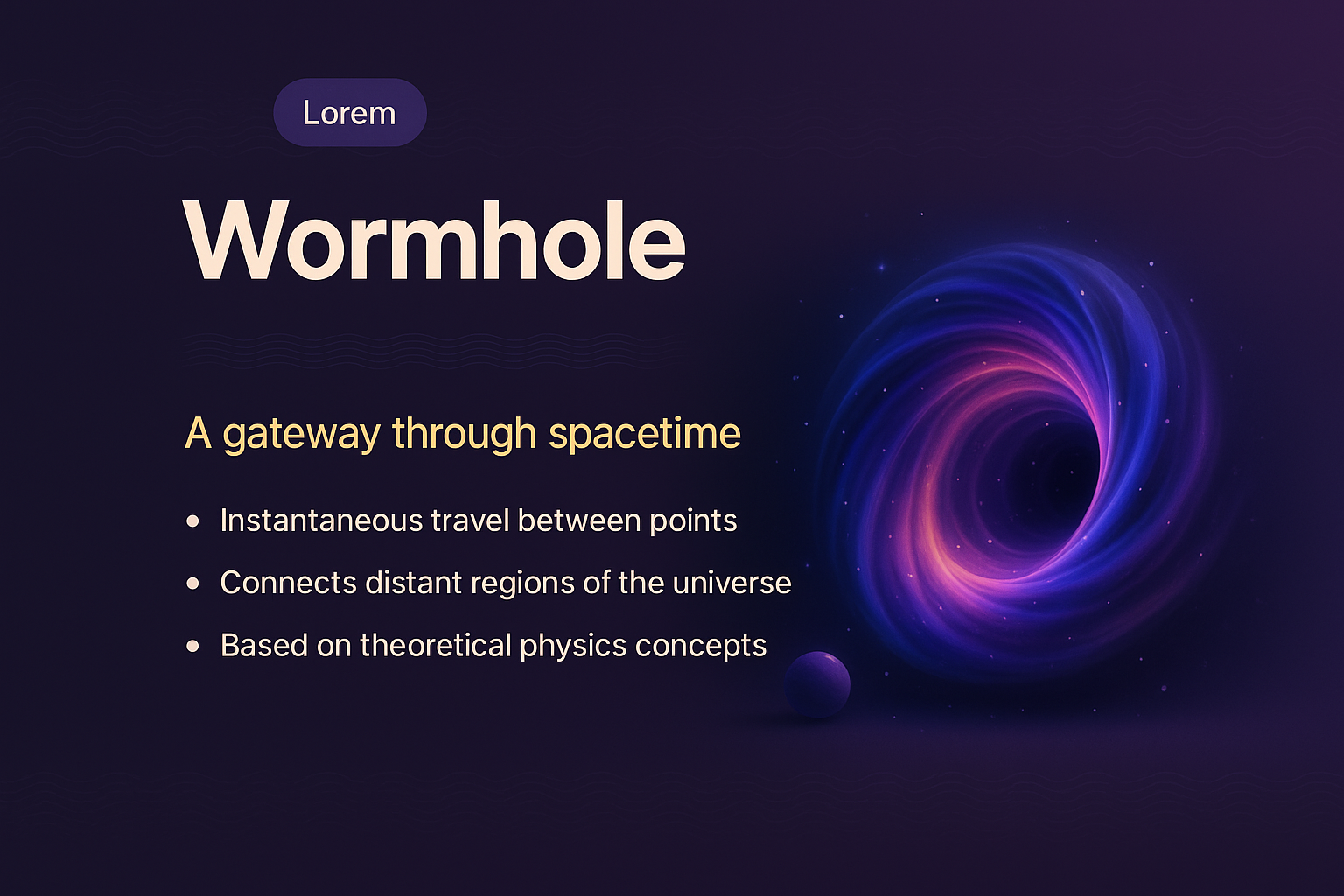 Wormhole: A Gateway Through Spacetime - Discover Instant Travel