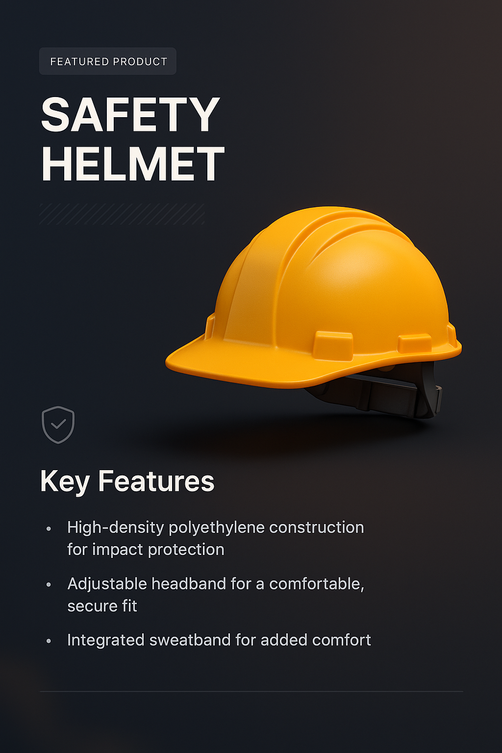 3D Safety Helmet Illustration for Protection and Comfort