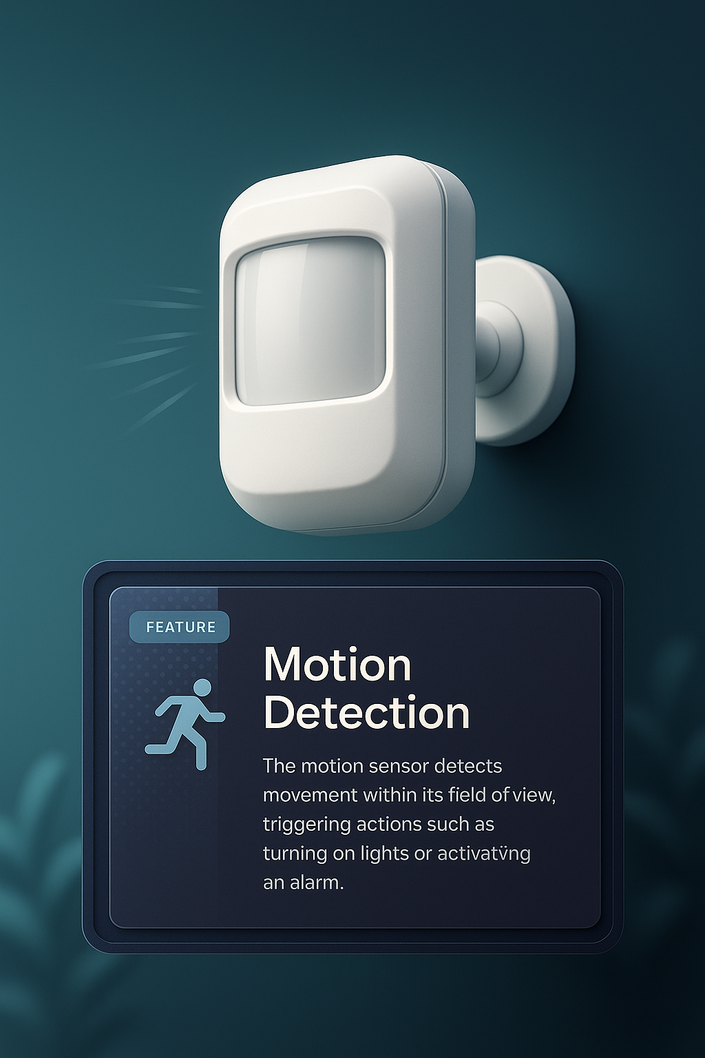 Innovative 3D Design of a Motion Sensor with Feature Highlight