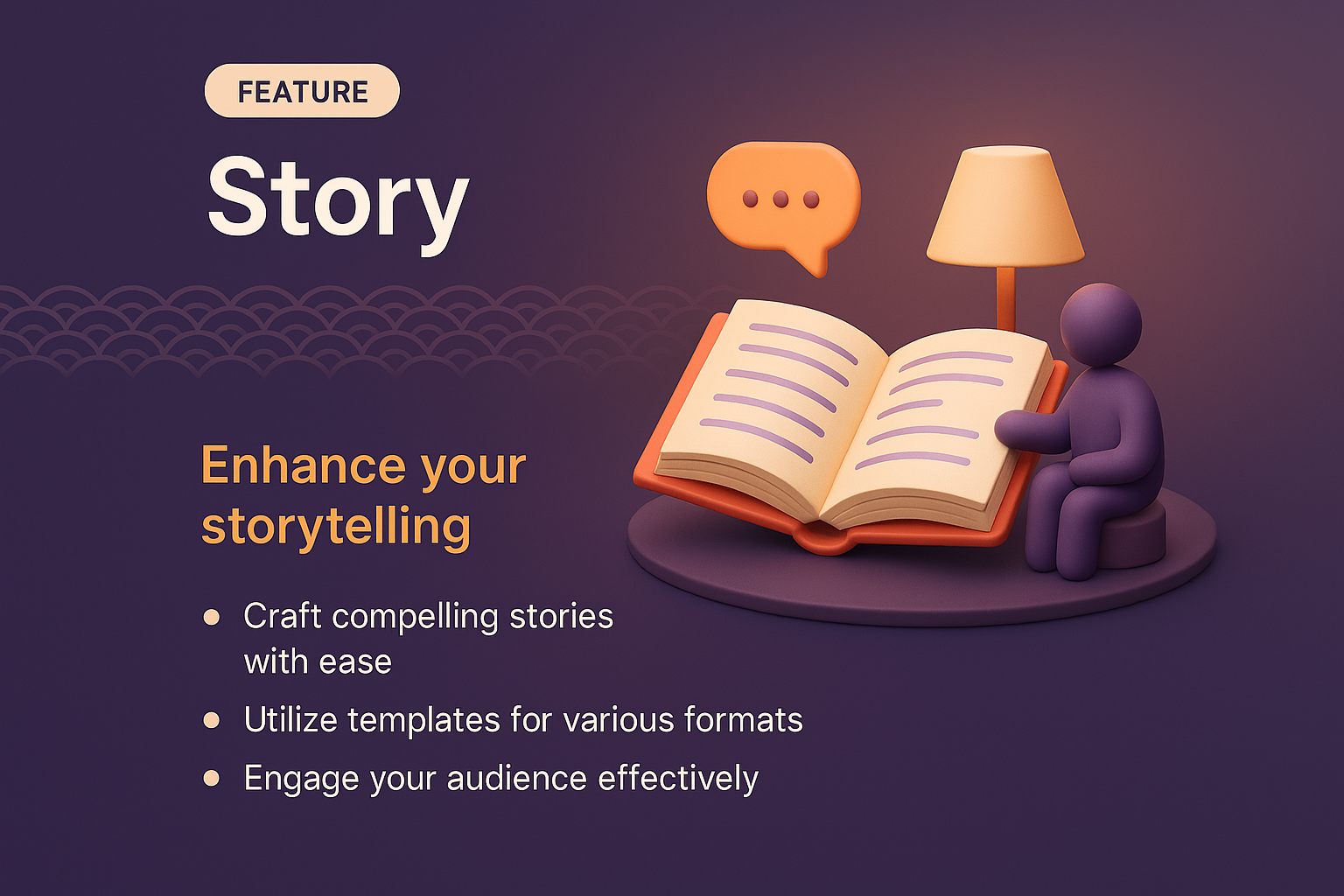 Interactive Landing Page Featuring Storytelling Elements