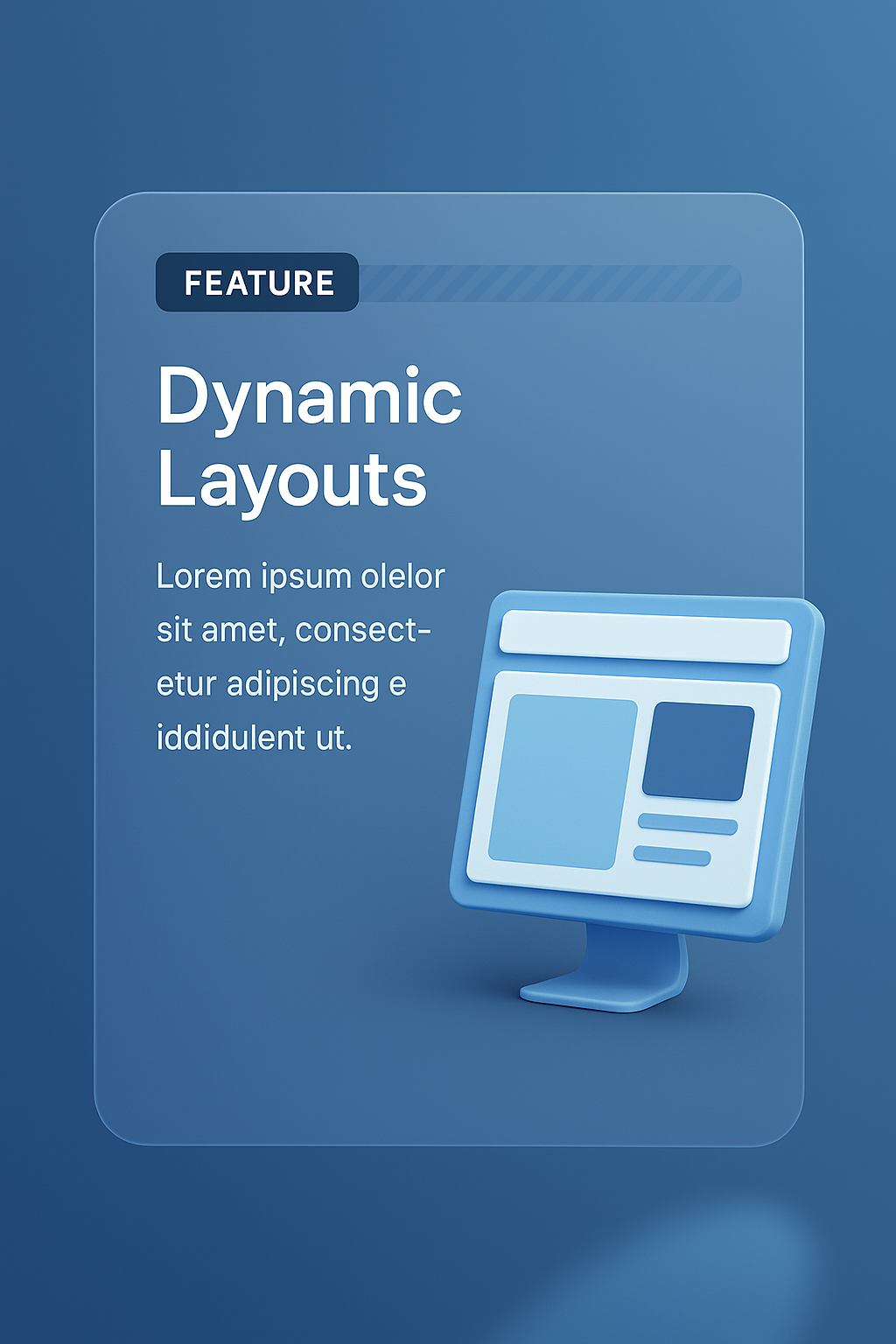 3D Glassmorphism Coupon for Smartphone Discounts