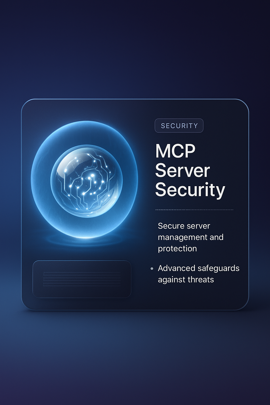 MCP Server Security Visualized as a Crystal Sphere