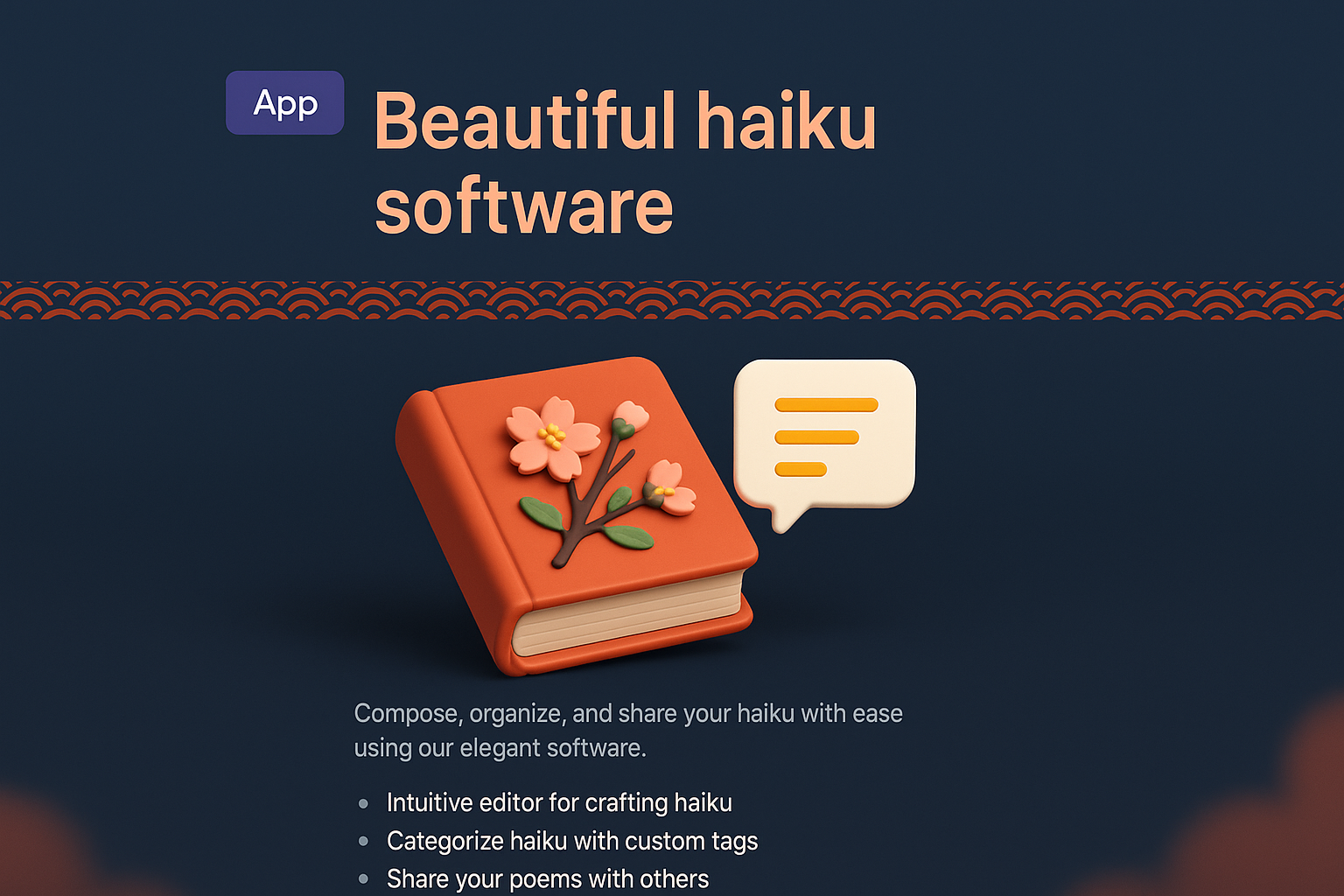 Elegant Haiku Software for Creative Writers and Poets