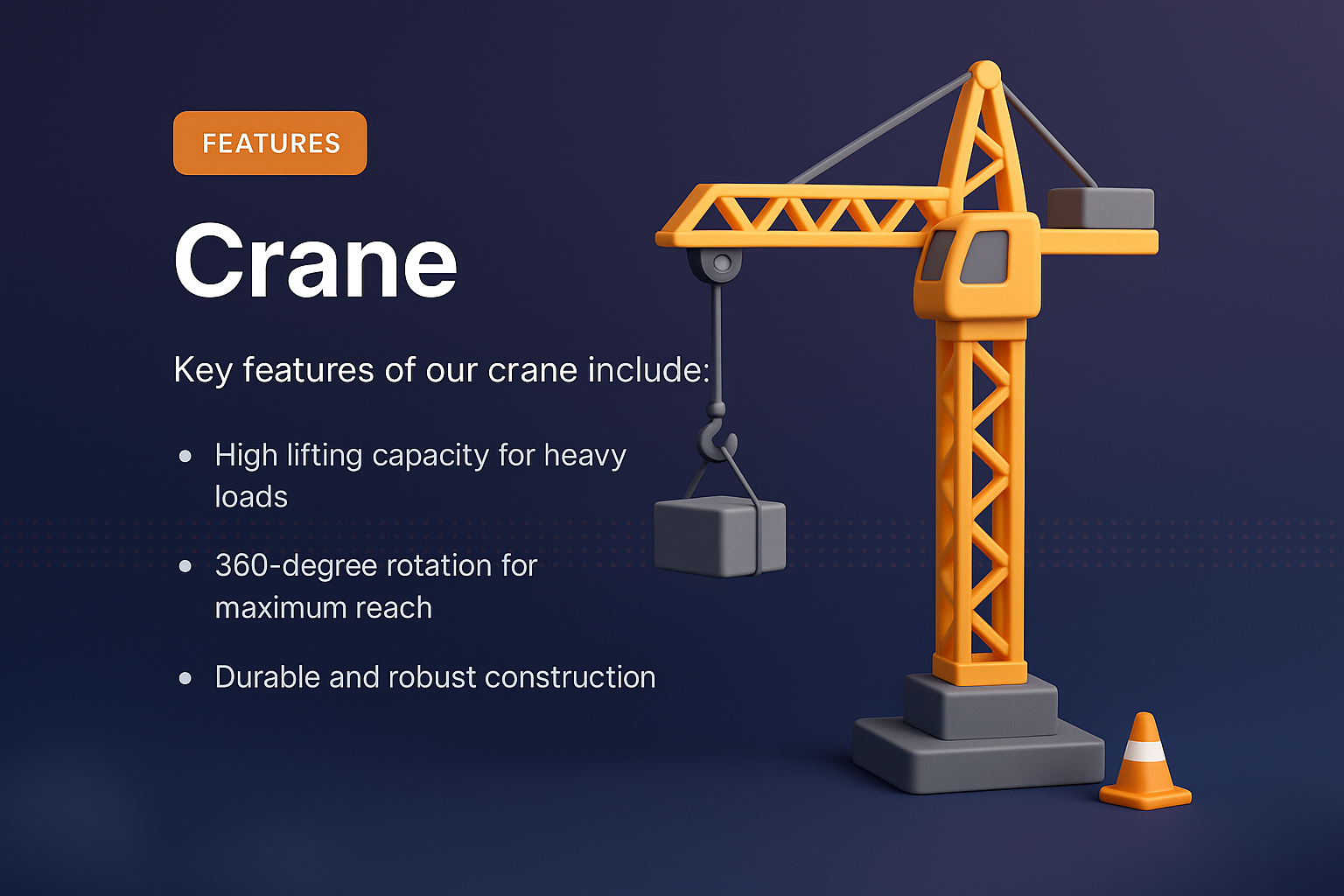Explore the Key Features of Our Advanced Crane Design