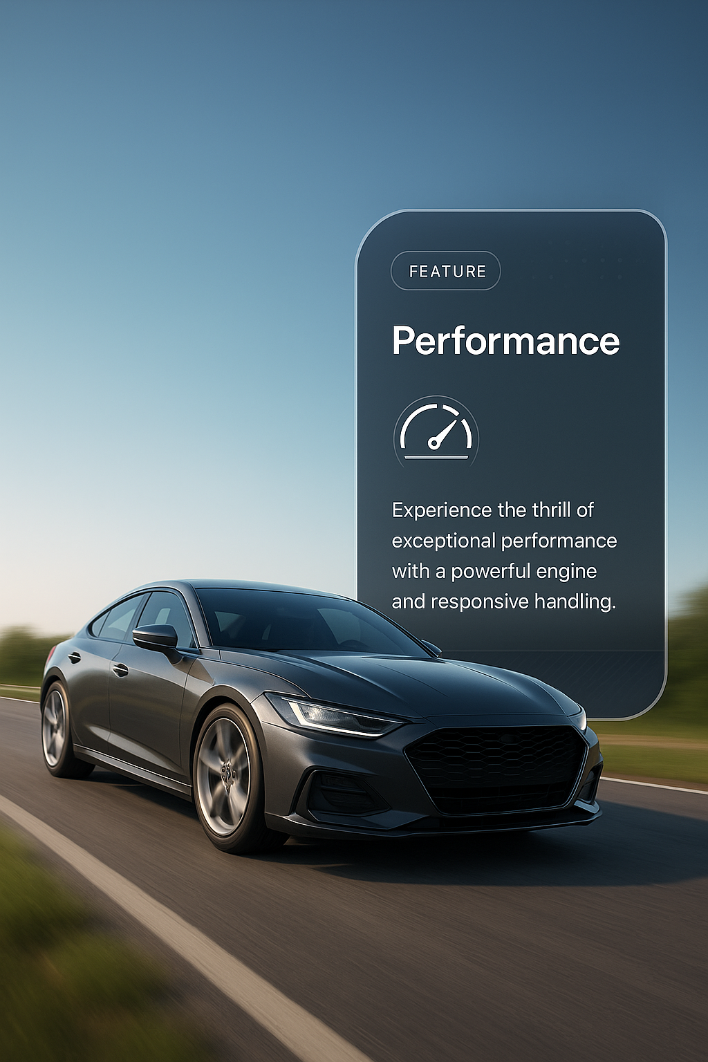 Dynamic Car Performance Web Page Design